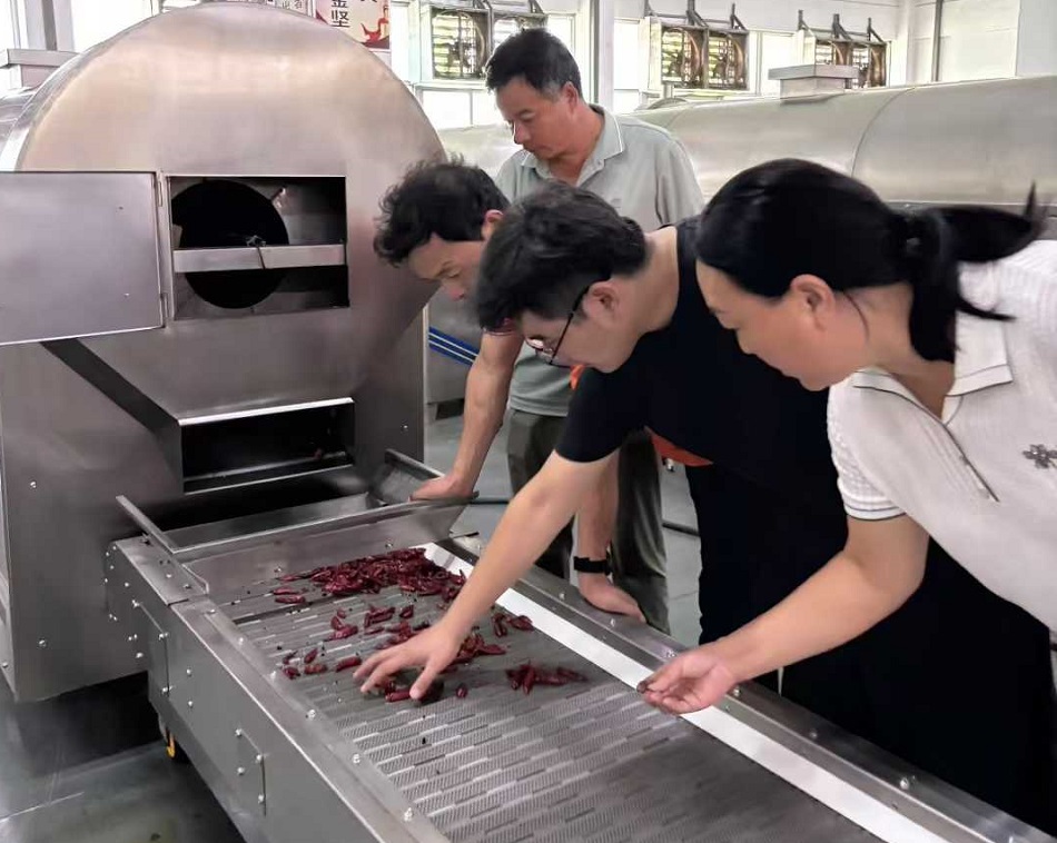 許昌智工流水線電磁炒貨機